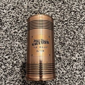 Jean Paul Gaultier Le Male Elixir Tin - Metallic Gold and Black